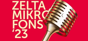 “Zelta Mikrofons ’23” notiks Ķīpsalas Starptautiskajā izstāžu centrā ar skatītājiem. Uzvarētāji saņems divas balvas.